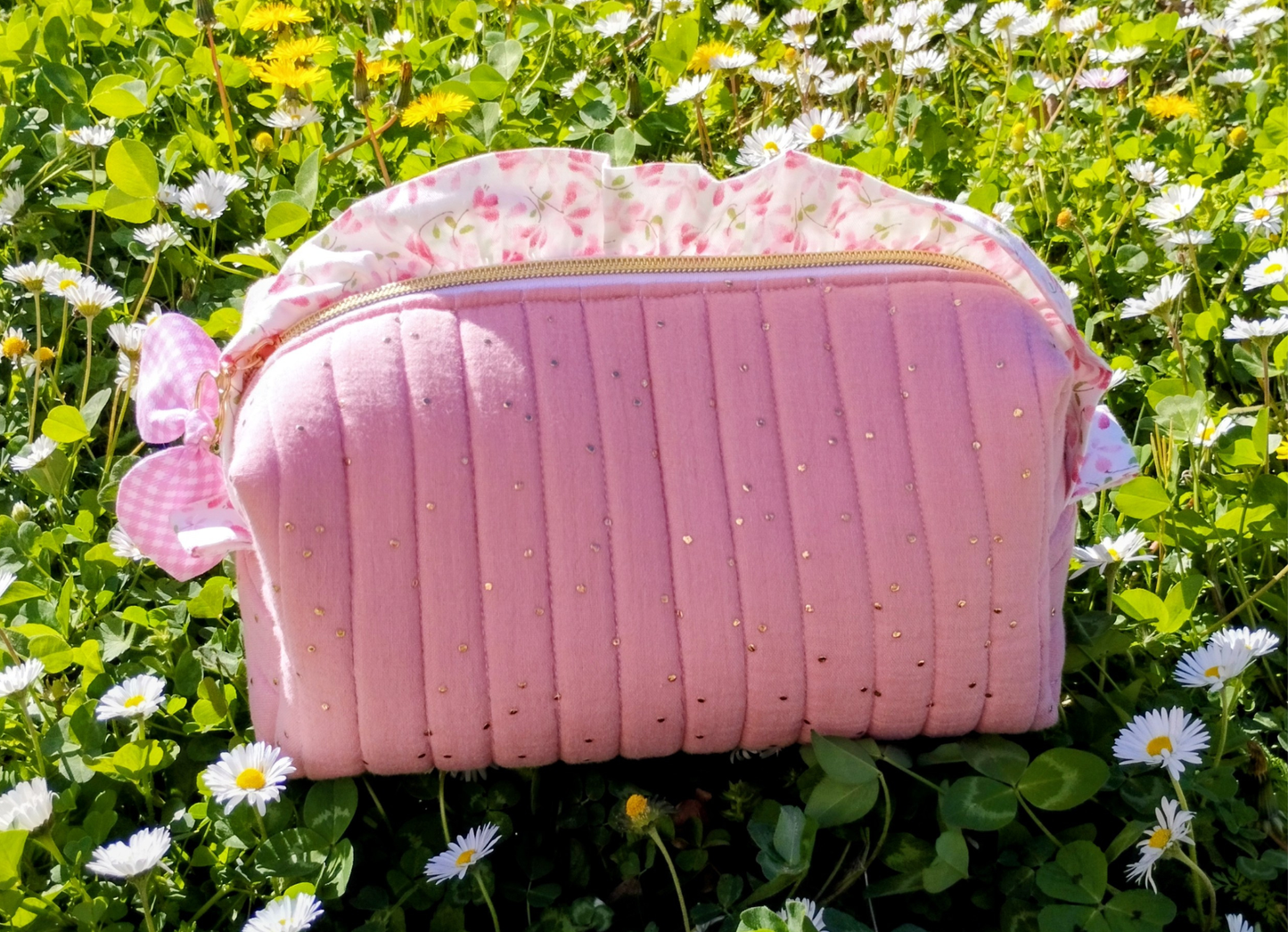 TROUSSE XL - ROSE-GAZE DE COTON
