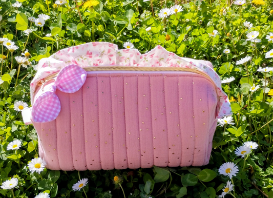 TROUSSE XL - ROSE-GAZE DE COTON